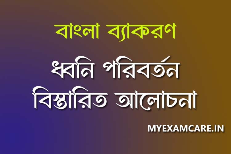 Read more about the article ধ্বনি পরিবর্তন নানা রীতি ও উদাহরণ