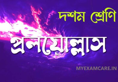 প্রলয়োল্লাস কবিতা দশম শ্রেণি