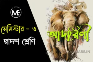 Read more about the article আদরিণী গল্পের MCQ | দ্বাদশ শ্রেণির বাংলা